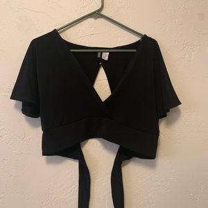 Black Crop Top